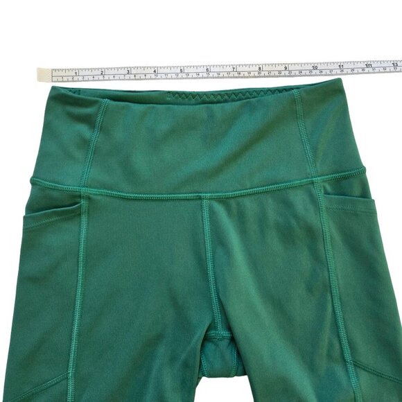 Victoria's Secret Biker Shorts Womens XS Green Athletic Workout Jogging Running - Picture 10 of 11